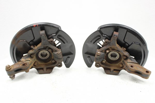 2008-2014 SUBARU WRX STI FRONT HUBS KNUCKLES SPINDLES OEM 5X114 LH/RH 77K MILES - Image 2