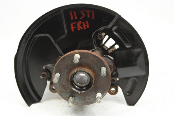 2008-2014 SUBARU WRX STI FRONT HUBS KNUCKLES SPINDLES OEM 5X114 LH/RH 77K MILES - Image 6