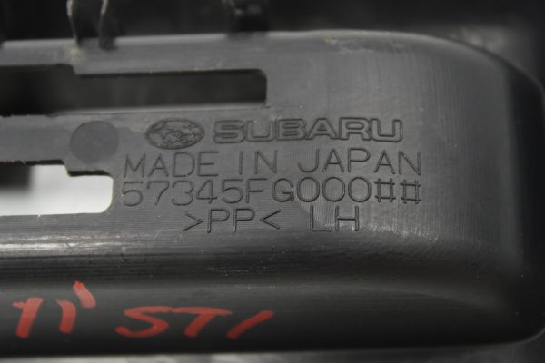 2008-2014 SUBARU WRX & STI FUEL & TRUNK LEVER TRIM HOUSING COVER 57345FG000 - Image 5