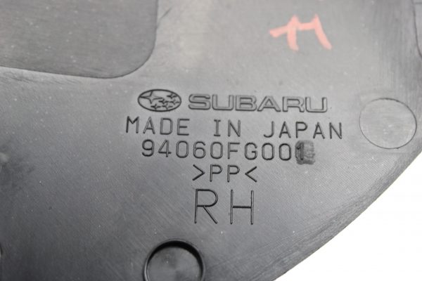 2008-2017 SUBARU WRX & STI FRONT CORNER DOOR SILL KICK PANEL RH PASSENGER SIDE - Image 6