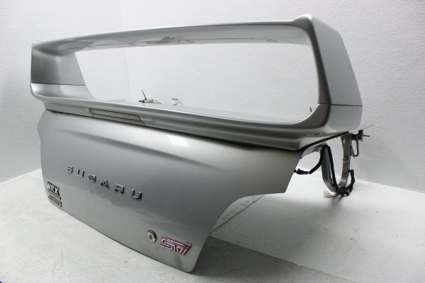 2004-2007 SUBARU IMPREZA WRX STI TRUNK LID SPOILER WING PSM SILVER OEM - Image 2