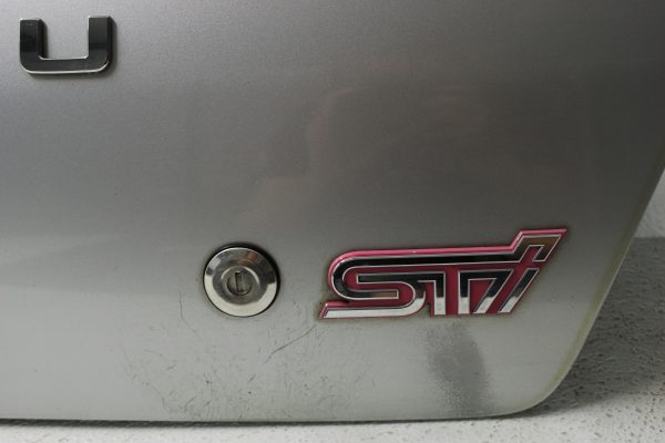 2004-2007 SUBARU IMPREZA WRX STI TRUNK LID SPOILER WING PSM SILVER OEM - Image 5