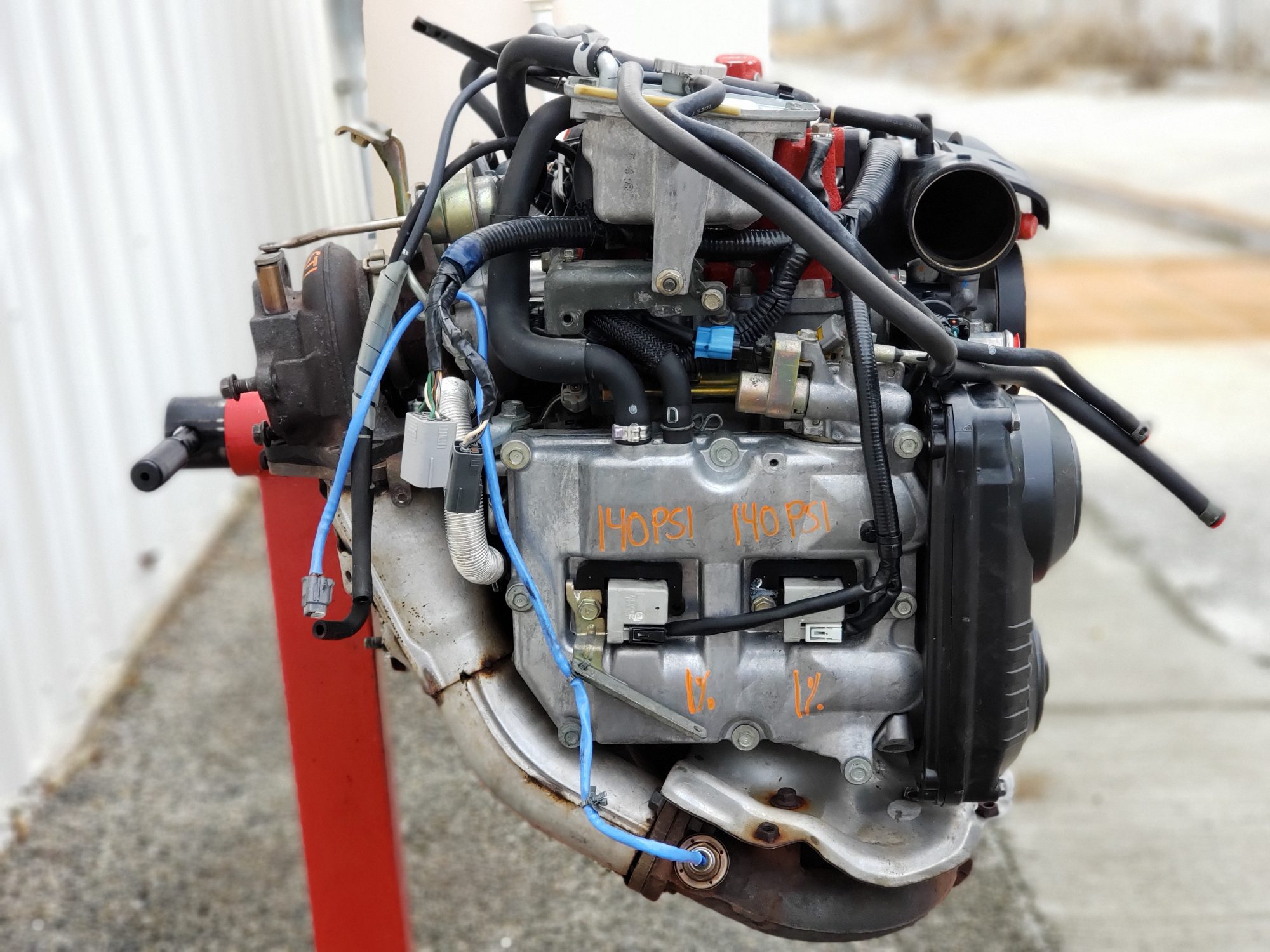 2004-2006 SUBARU WRX STI ENGINE MOTOR LONG BLOCK & TURBO USDM EJ257 88K MILES - Image 5
