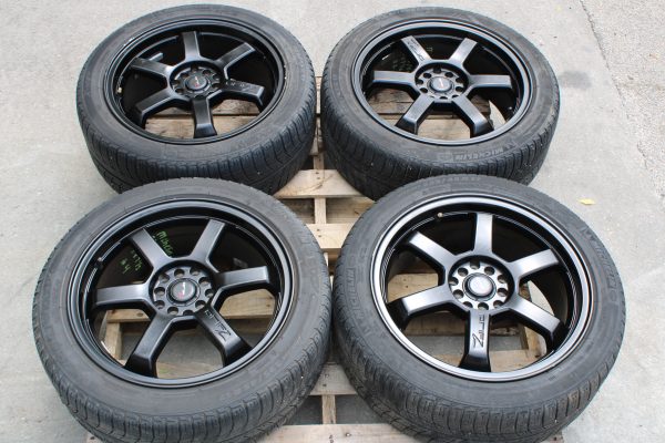 2004-2018 SUBARU WRX & STI DRIFZ HOLE SHOT 303 WHEELS 5x100/5x114 17x7.5 DAMAGED