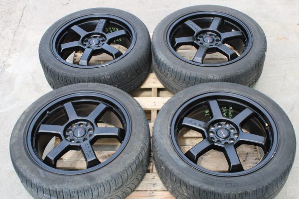 2004-2018 SUBARU WRX & STI DRIFZ HOLE SHOT 303 WHEELS 5x100/5x114 17x7.5 DAMAGED - Image 3