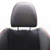 2015-2021 SUBARU WRX STI FRONT SEATS RED BLACK LEATHER/ALCANTARA SUEDE OEM - Image 2