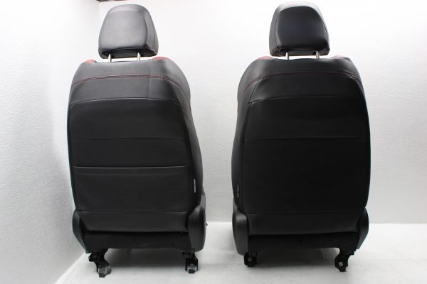 2015-2021 SUBARU WRX STI FRONT SEATS RED BLACK LEATHER/ALCANTARA SUEDE OEM - Image 11