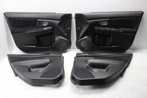 2015-2021 SUBARU WRX STI FRONT & REAR ALCANTARA INTERIOR DOOR CARDS PANELS OEM