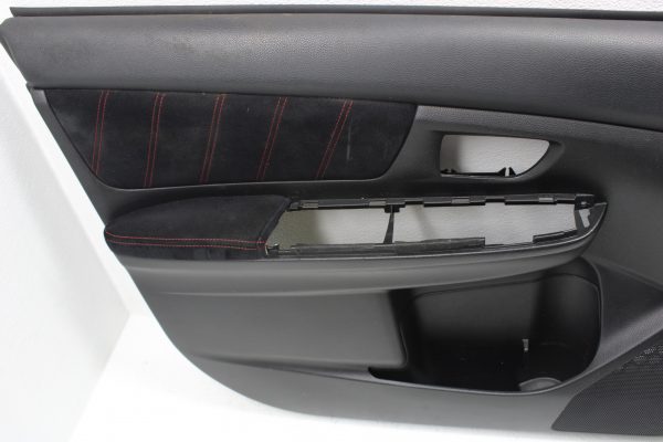 2015-2021 SUBARU WRX STI FRONT & REAR ALCANTARA INTERIOR DOOR CARDS PANELS OEM - Image 6