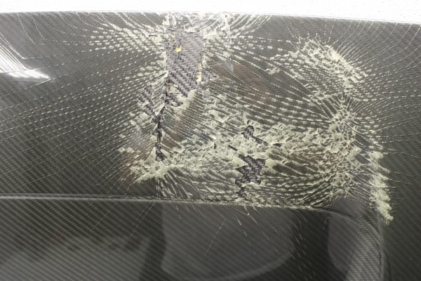 2015-2020 SUBARU WRX & STI SEBION CARBON FIBER HOOD CW STYLE *DAMAGED* - Image 8