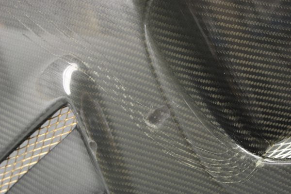 2015-2020 SUBARU WRX & STI SEBION CARBON FIBER HOOD CW STYLE *DAMAGED* - Image 11