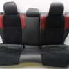 2015-2020 SUBARU WRX STI REAR SEATS UPPER & LOWER ALCANTARA/LEATHER BLACK & RED