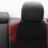 2015-2020 SUBARU WRX STI REAR SEATS UPPER & LOWER ALCANTARA/LEATHER BLACK & RED - Image 2