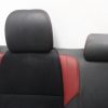 2015-2020 SUBARU WRX STI REAR SEATS UPPER & LOWER ALCANTARA/LEATHER BLACK & RED - Image 4
