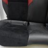 2015-2020 SUBARU WRX STI REAR SEATS UPPER & LOWER ALCANTARA/LEATHER BLACK & RED - Image 5