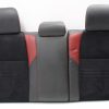 2015-2020 SUBARU WRX STI REAR SEATS UPPER & LOWER ALCANTARA/LEATHER BLACK & RED - Image 7