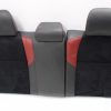 2015-2020 SUBARU WRX STI REAR SEATS UPPER & LOWER ALCANTARA/LEATHER BLACK & RED - Image 8