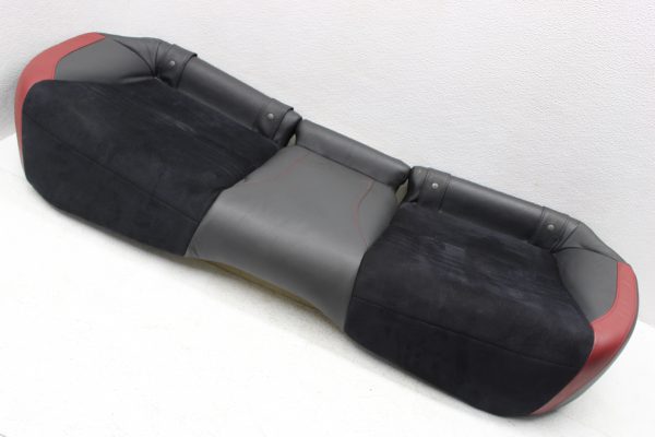 2015-2020 SUBARU WRX STI REAR SEATS UPPER & LOWER ALCANTARA/LEATHER BLACK & RED - Image 9