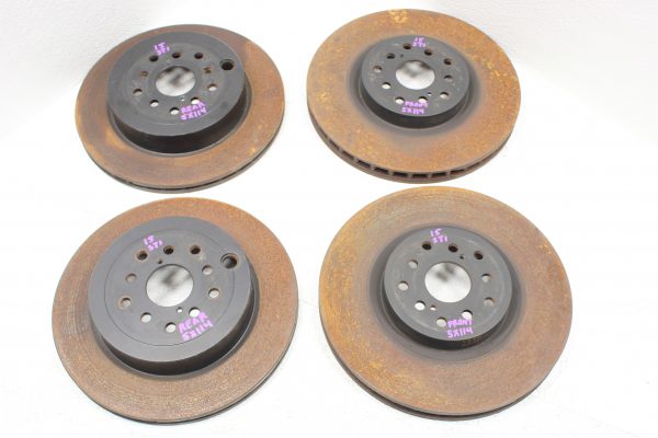 2008-2017 SUBARU WRX STI FRONT & REAR BREMBO BRAKE ROTORS 5X100 / 5X114