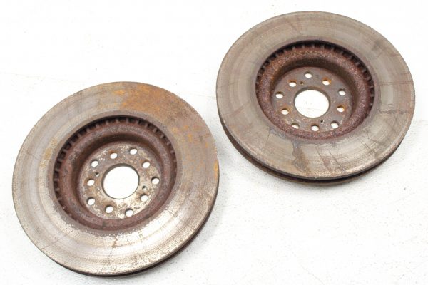 2008-2017 SUBARU WRX STI FRONT & REAR BREMBO BRAKE ROTORS 5X100 / 5X114 - Image 9