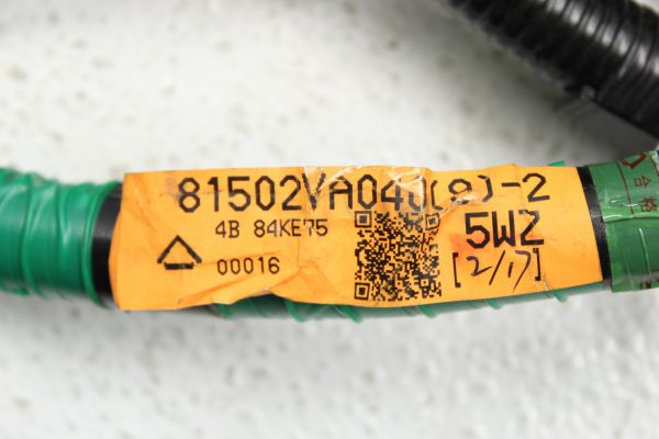 2015 SUBARU WRX & STI MAIN WIRING BULKHEAD WIRE HARNESS OEM 81402VA050 - Image 6