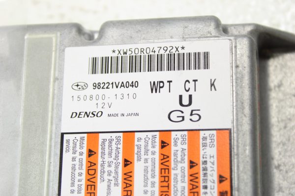 2015-2016 SUBARU WRX & STI SRS AIR BAG CONTROL MODULE UNIT OEM 98221VA040 - Image 5