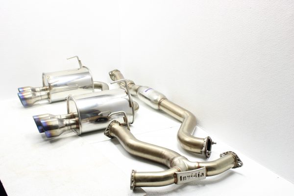 2015-2020 SUBARU WRX & STI INVIDIA Q300 CAT BACK EXHAUST SYSTEM TITIANIUM TIPS - Image 2
