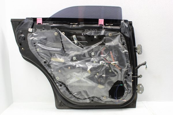 2004-2007 SUBARU WRX & STI SEDAN REAR LH DRIVER SIDE DOOR JAVA BLACK PEARL JBP OEM - Image 6