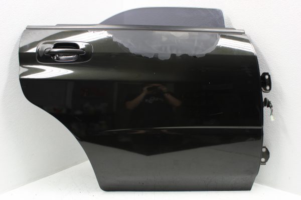 2004-2007 SUBARU WRX & STI SEDAN REAR RH PASSENGER SIDE DOOR JAVA BLACK PEARL OEM