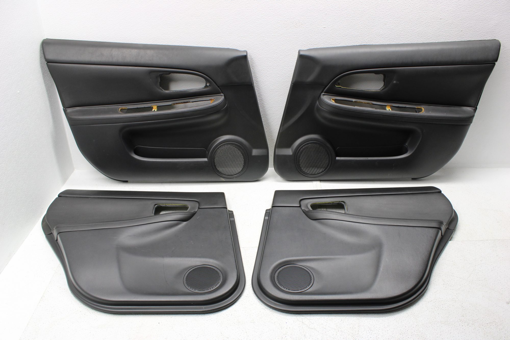 2005-2007 SUBARU WRX STI LIMITED BLACK LEATHER FRONT & REAR DOOR