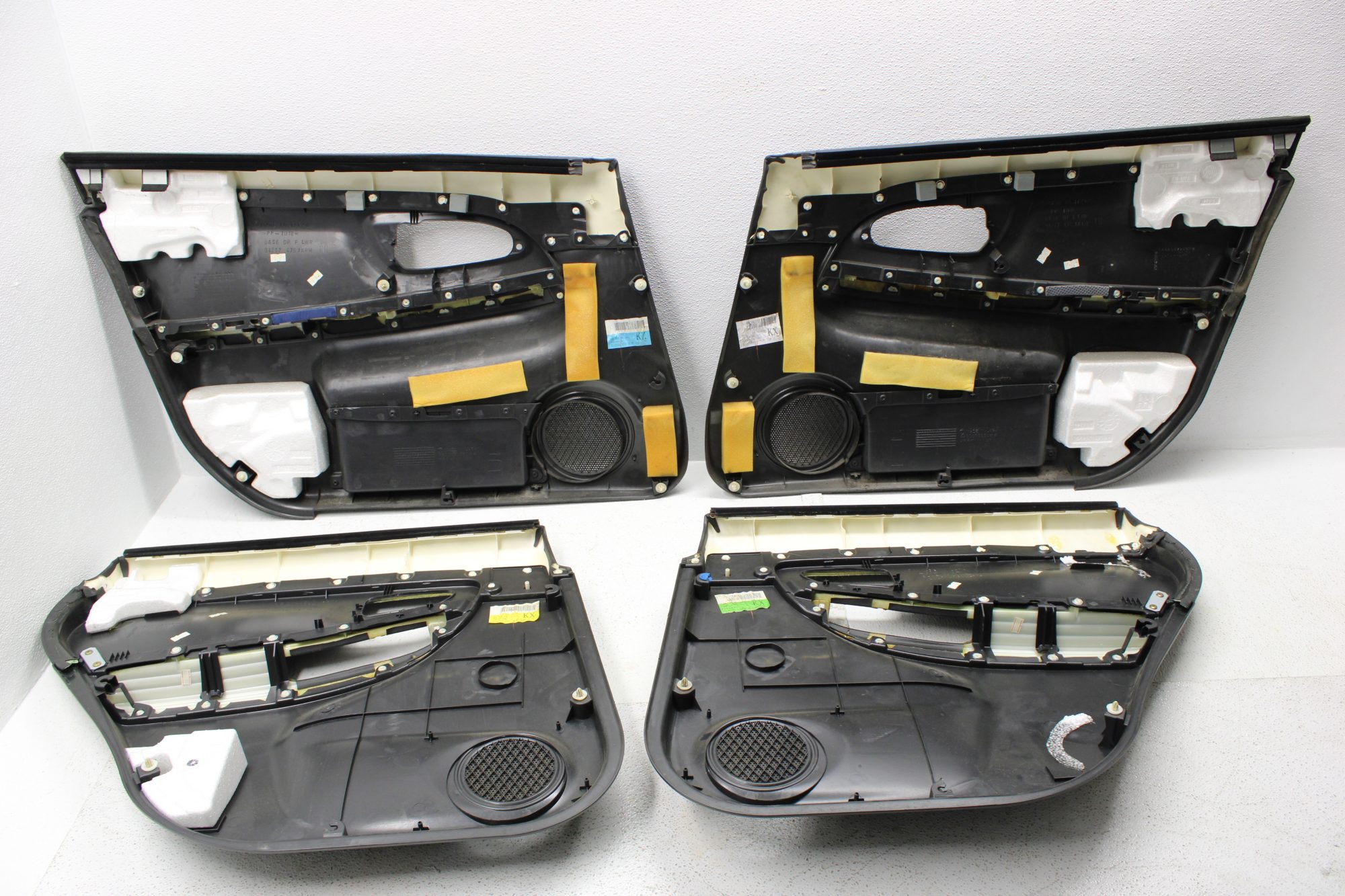2005-2007 SUBARU WRX STI LIMITED BLACK LEATHER FRONT & REAR DOOR