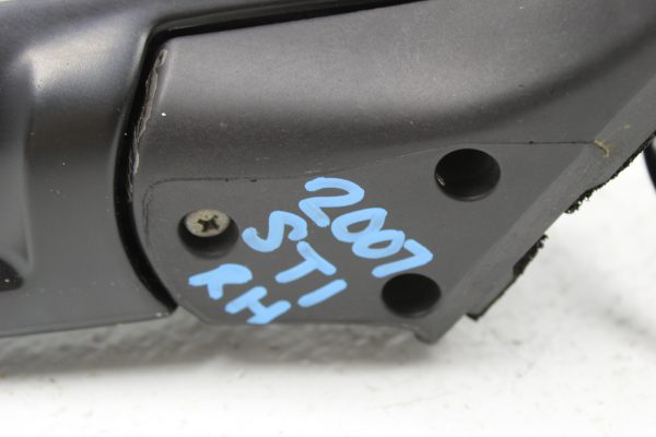 2004-2007 SUBARU WRX & STI FRONT RH PASSENGER SIDE VIEW MIRROR ASSEMBLY BLACK OEM - Image 8
