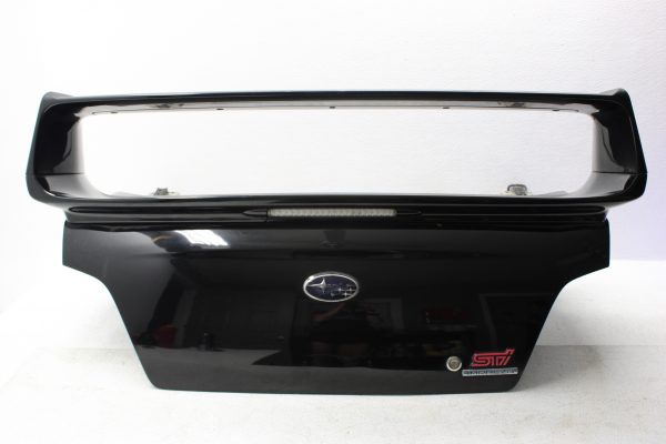 2004-2007 SUBARU IMPREZA WRX STI TRUNK LID SPOILER WING BLACK OBP OEM