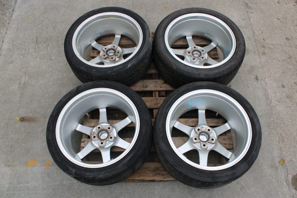 2005-2017 SUBARU WRX STI ENKEI T6S WHEELS RIMS & TIRES 18x8.5 5x114 245/40/18 - Image 8
