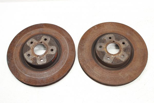 2005-2007 SUBARU WRX STI FRONT & REAR OEM BREMBO BRAKE ROTORS SET 5X114 - Image 4