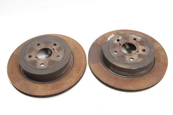 2005-2007 SUBARU WRX STI FRONT & REAR OEM BREMBO BRAKE ROTORS SET 5X114 - Image 6