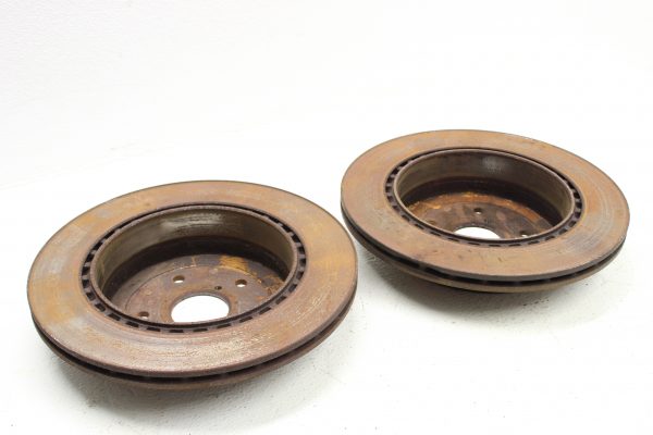 2005-2007 SUBARU WRX STI FRONT & REAR OEM BREMBO BRAKE ROTORS SET 5X114 - Image 7