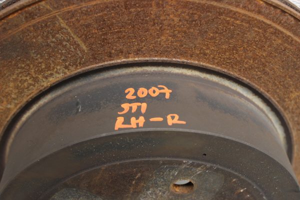2005-2007 SUBARU WRX STI FRONT & REAR OEM BREMBO BRAKE ROTORS SET 5X114 - Image 8