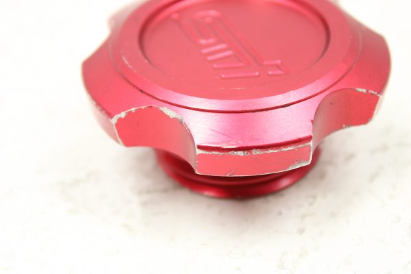 2004-2020 SUBARU WRX STI ALUMINUM RED OIL FILLER NECK TUBE CAP COVER LID - Image 3
