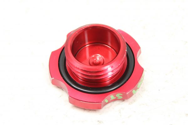 2004-2020 SUBARU WRX STI ALUMINUM RED OIL FILLER NECK TUBE CAP COVER LID - Image 4