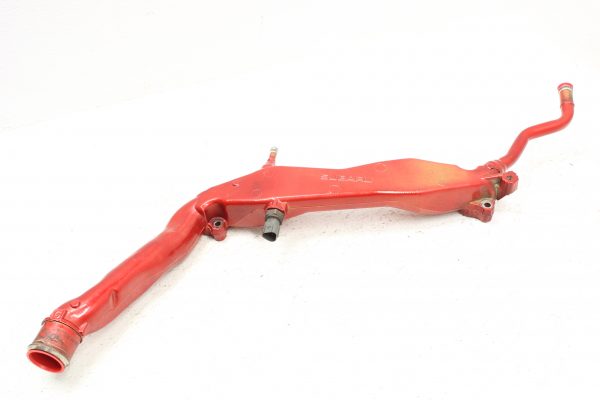 2006-2020 SUBARU WRX STI ENGINE COOLANT CROSSOVER WATER PIPE *PAINTED RED*