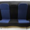 2004-2007 SUBARU WRX STI REAR SEATS UPPER & LOWER SET BLUE SUEDE/BLACK OEM