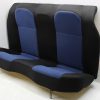 2004-2007 SUBARU WRX STI REAR SEATS UPPER & LOWER SET BLUE SUEDE/BLACK OEM - Image 2