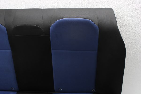 2004-2007 SUBARU WRX STI REAR SEATS UPPER & LOWER SET BLUE SUEDE/BLACK OEM - Image 3
