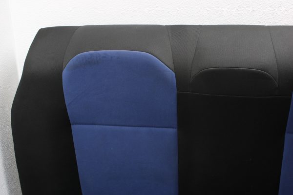 2004-2007 SUBARU WRX STI REAR SEATS UPPER & LOWER SET BLUE SUEDE/BLACK OEM - Image 5