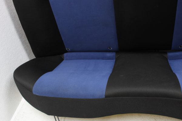 2004-2007 SUBARU WRX STI REAR SEATS UPPER & LOWER SET BLUE SUEDE/BLACK OEM - Image 7