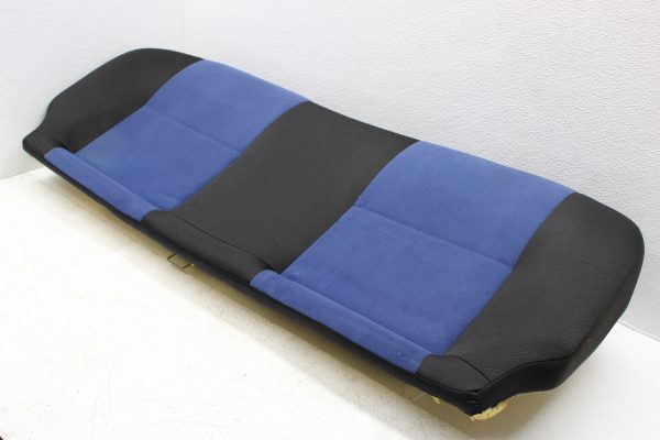 2004-2007 SUBARU WRX STI REAR SEATS UPPER & LOWER SET BLUE SUEDE/BLACK OEM - Image 9