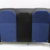 2004-2007 SUBARU WRX STI REAR SEATS UPPER & LOWER SET BLUE SUEDE/BLACK OEM - Image 10