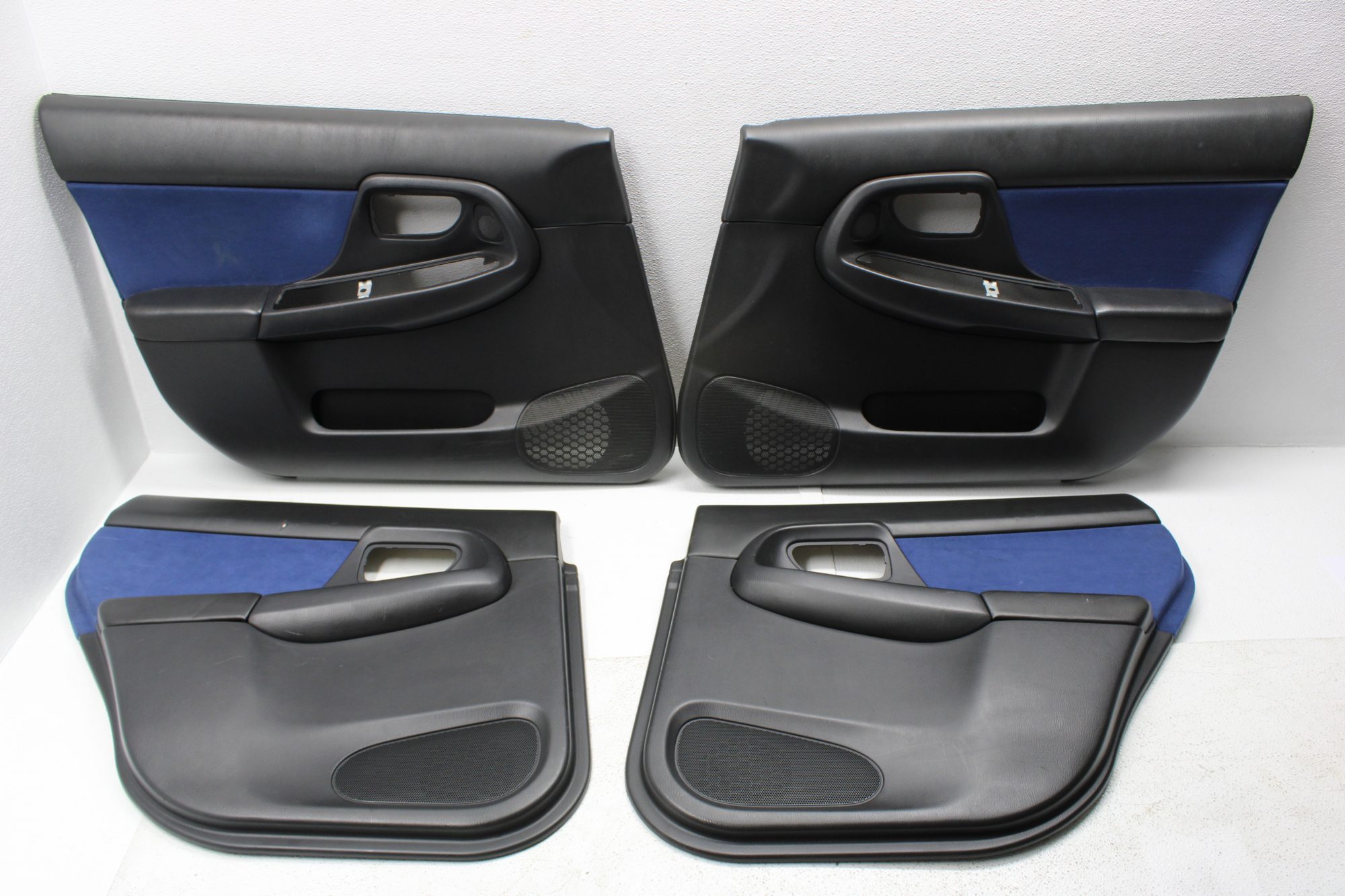 2002-2004 SUBARU WRX & STI FRONT AND REAR BLUE SUEDE DOOR PANELS