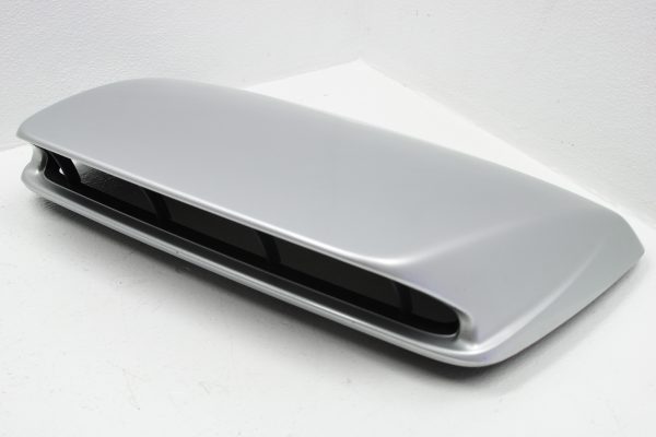 04-05 2004-2005 SUBARU WRX STI HOOD SCOOP INSERT ASSEMBLY OEM PSM SILVER - Image 2